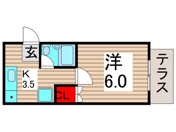 ＮＯＴＳ西綾瀬の物件間取画像